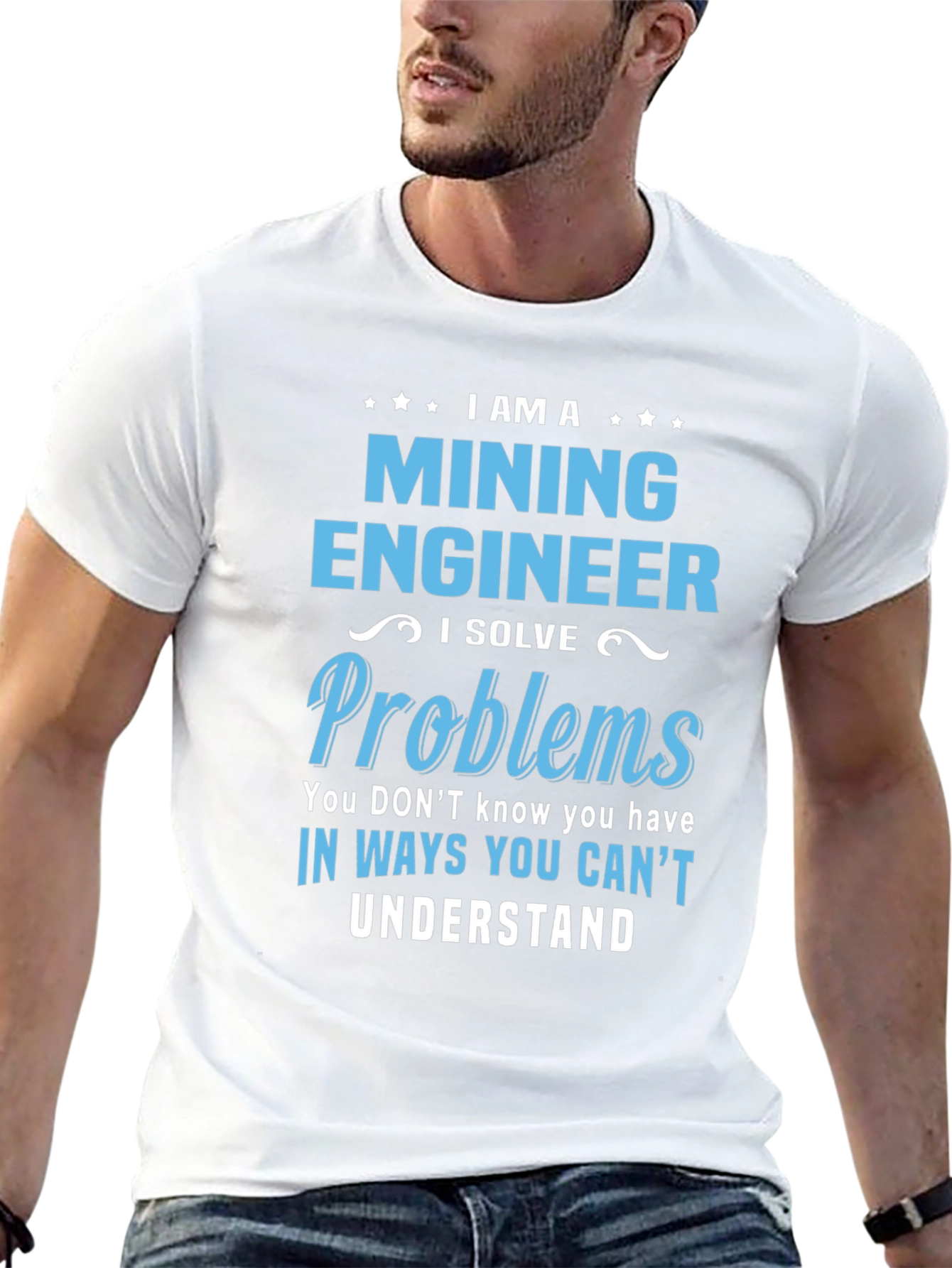Mining Engineer T-Shirt - Solve Problems Tee