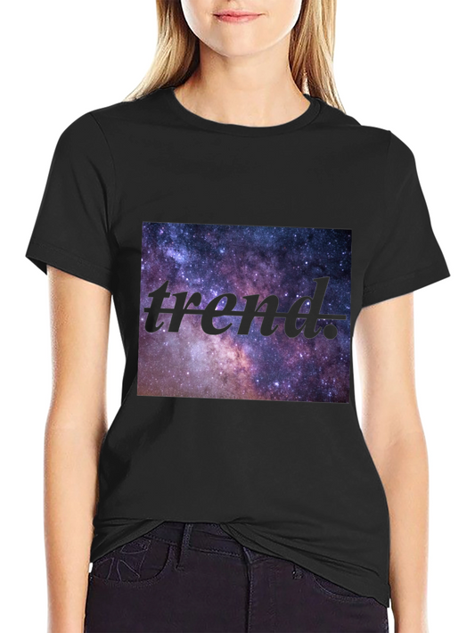 Galaxy Trend Mens Black T-Shirt
