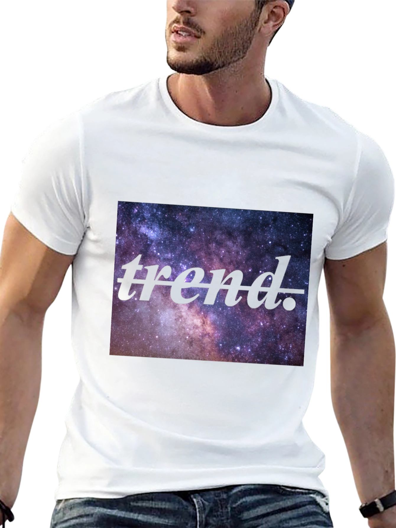 Galaxy Trend Mens Black T-Shirt