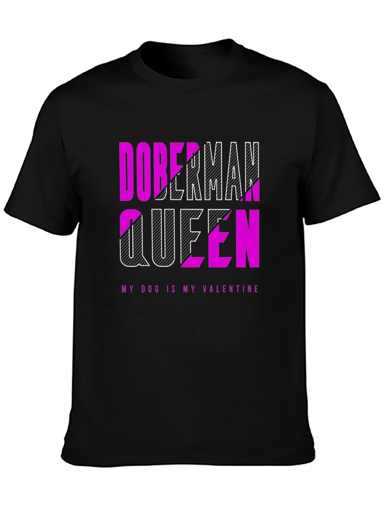 Doberman Queen Valentines Day T-Shirt
