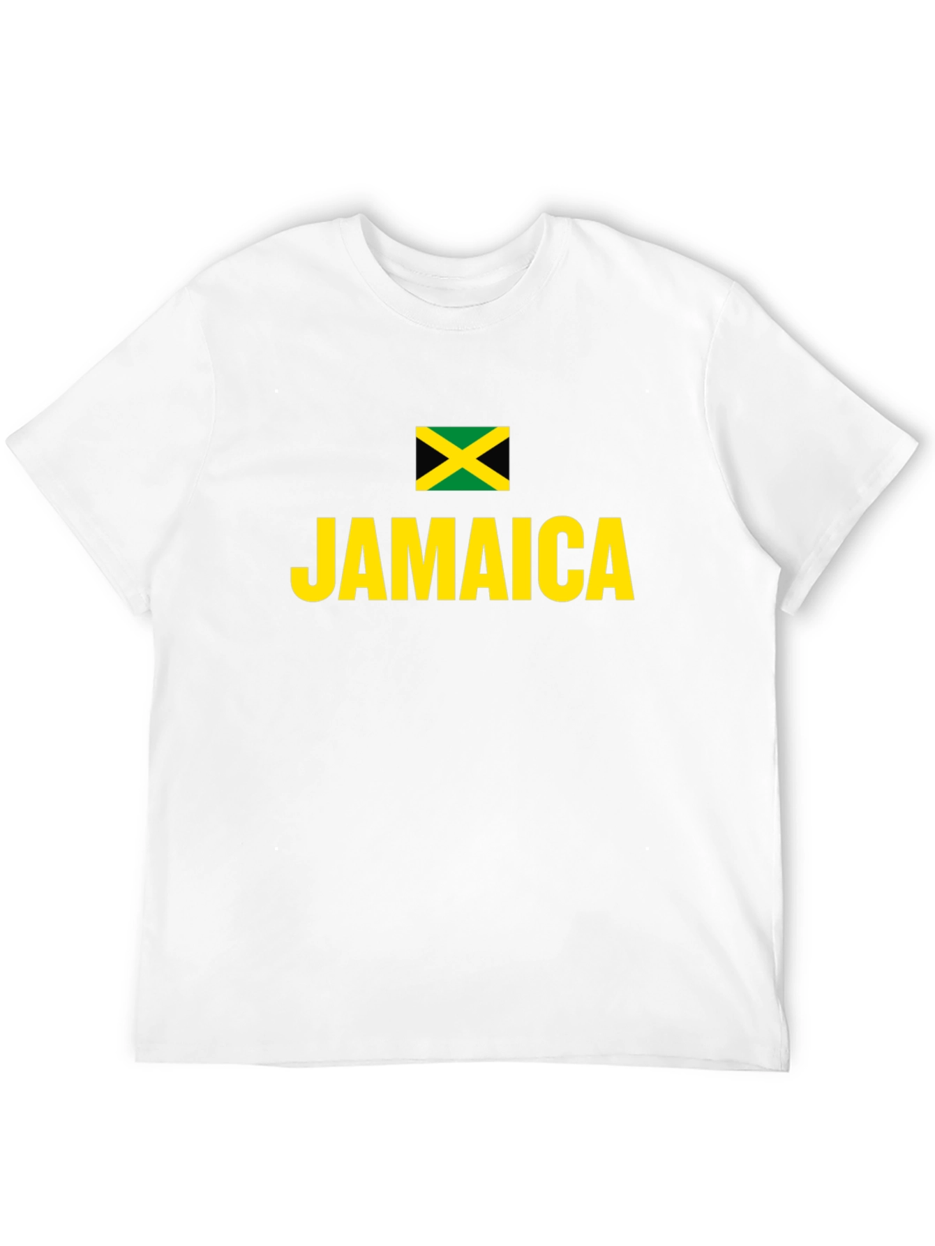 Jamaica Flag T-Shirt - Classic Black Tee