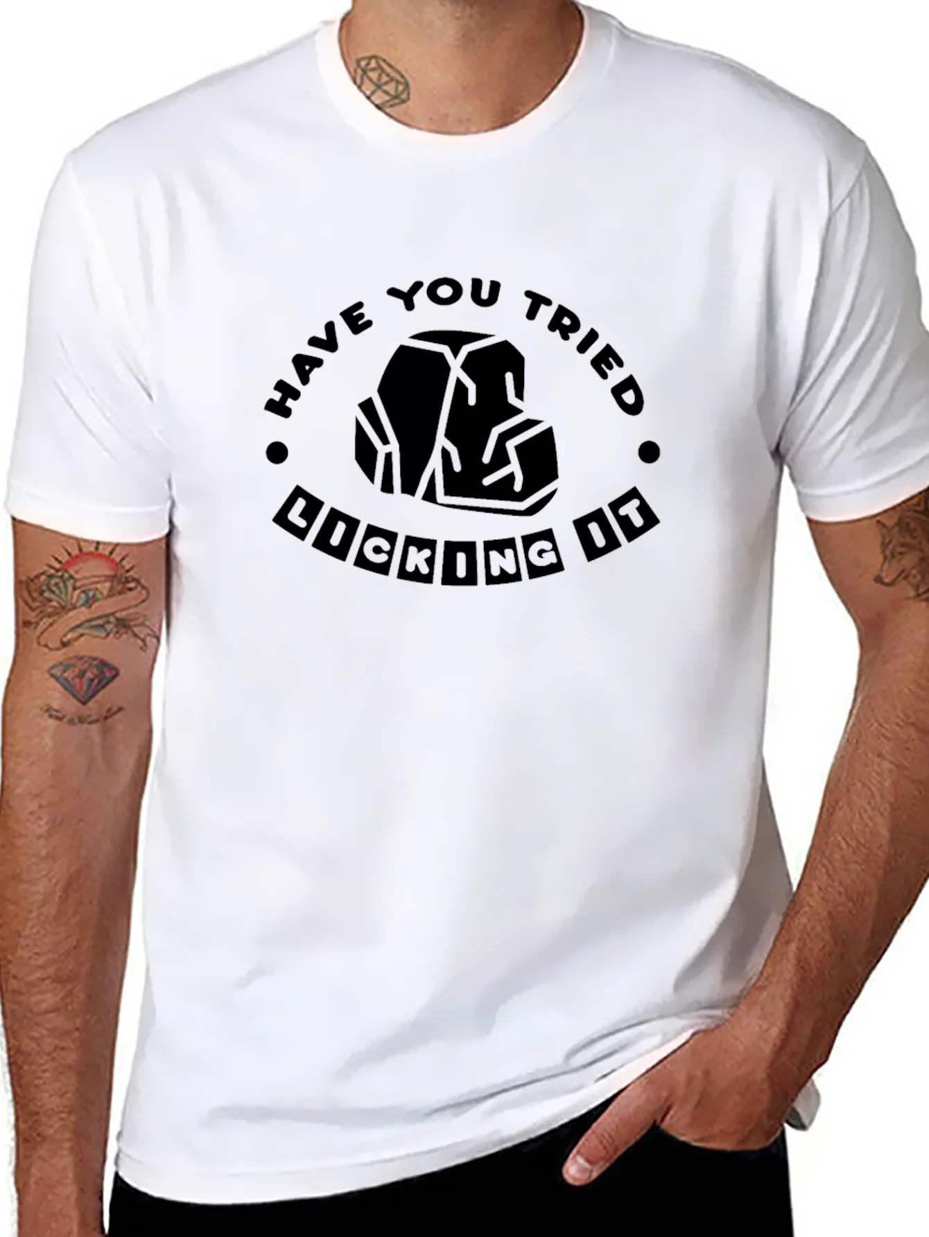 Licking Rock T-Shirt: Funny Geology Tee for Rockhounds