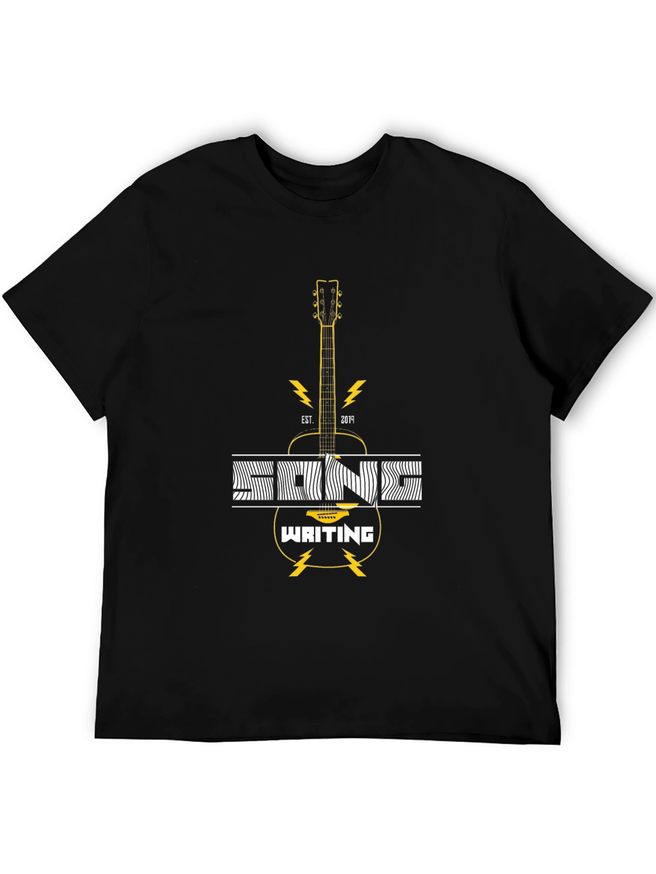 Songwriting Guitar T-Shirt - Musician Graphic Tee