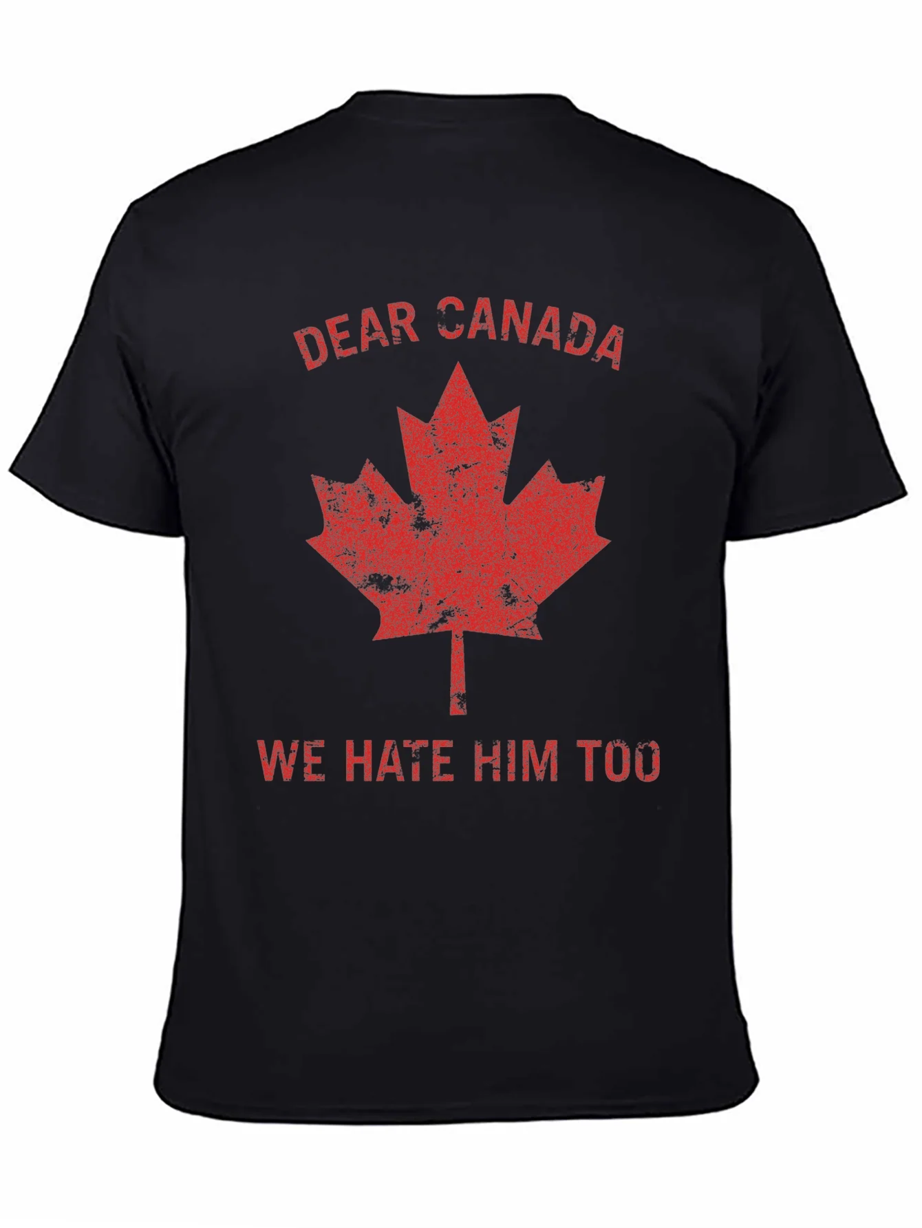 Dear Canada Tee - We Hate Him Too T-Shirt
