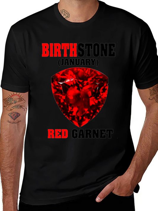 January Birthstone Red Garnet T-Shirt