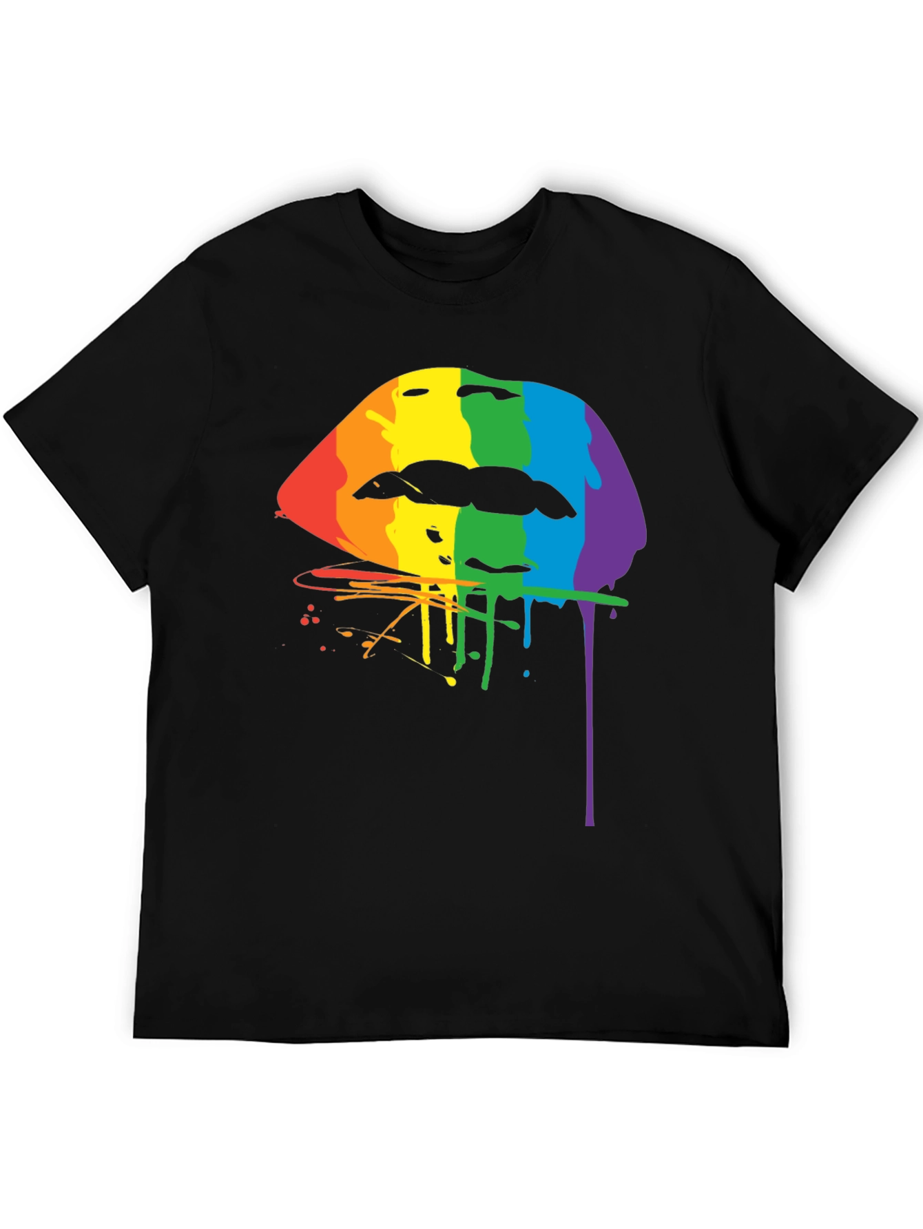 Rainbow Lips Graphic Tee