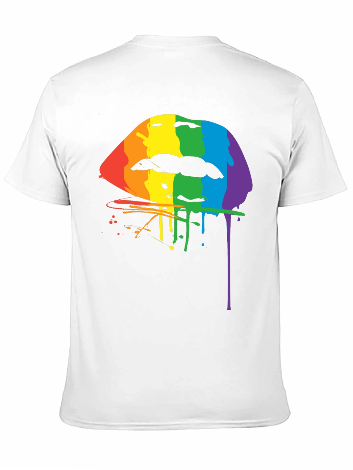 Rainbow Lips Graphic Tee