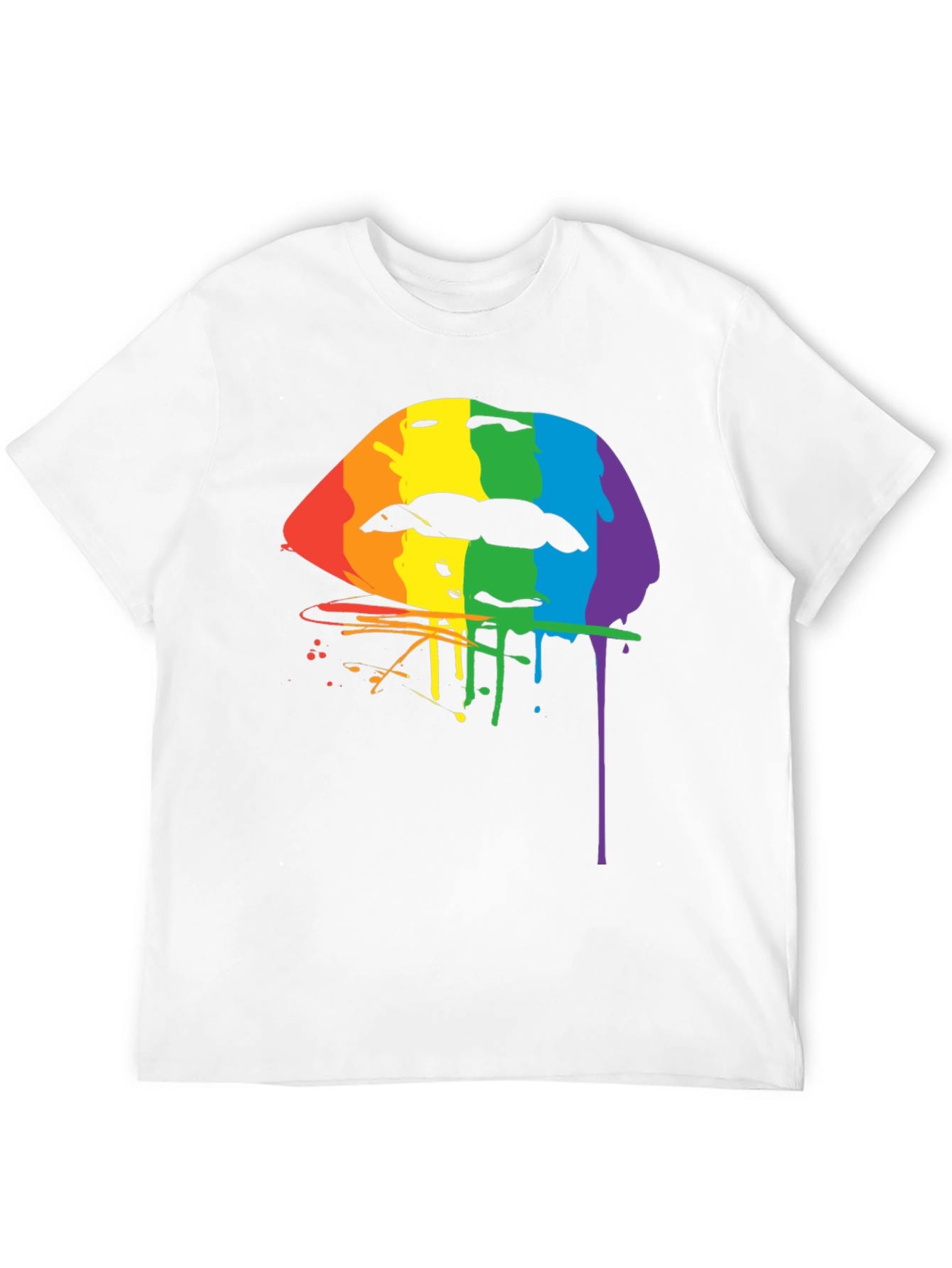 Rainbow Lips Graphic Tee