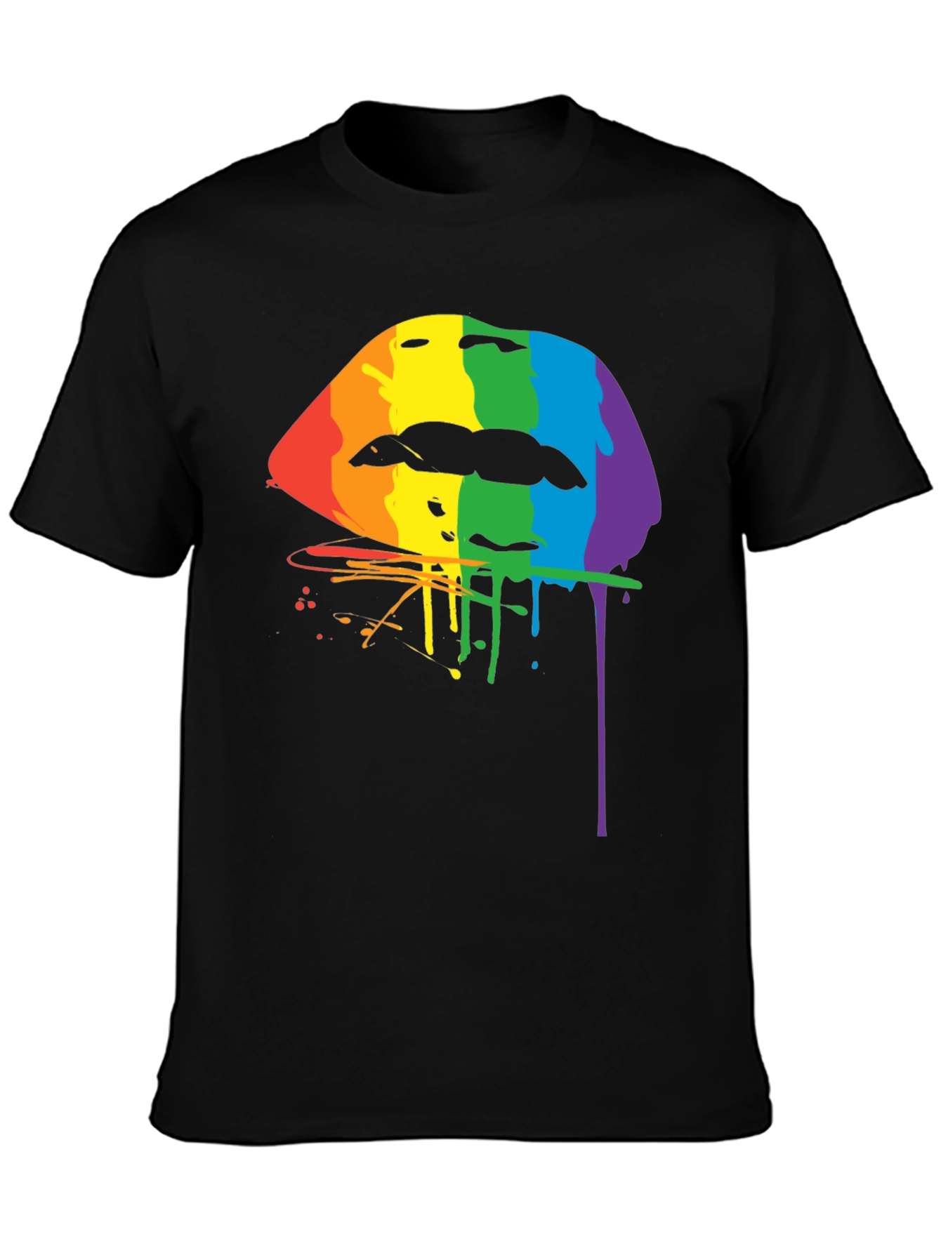 Rainbow Lips Graphic Tee