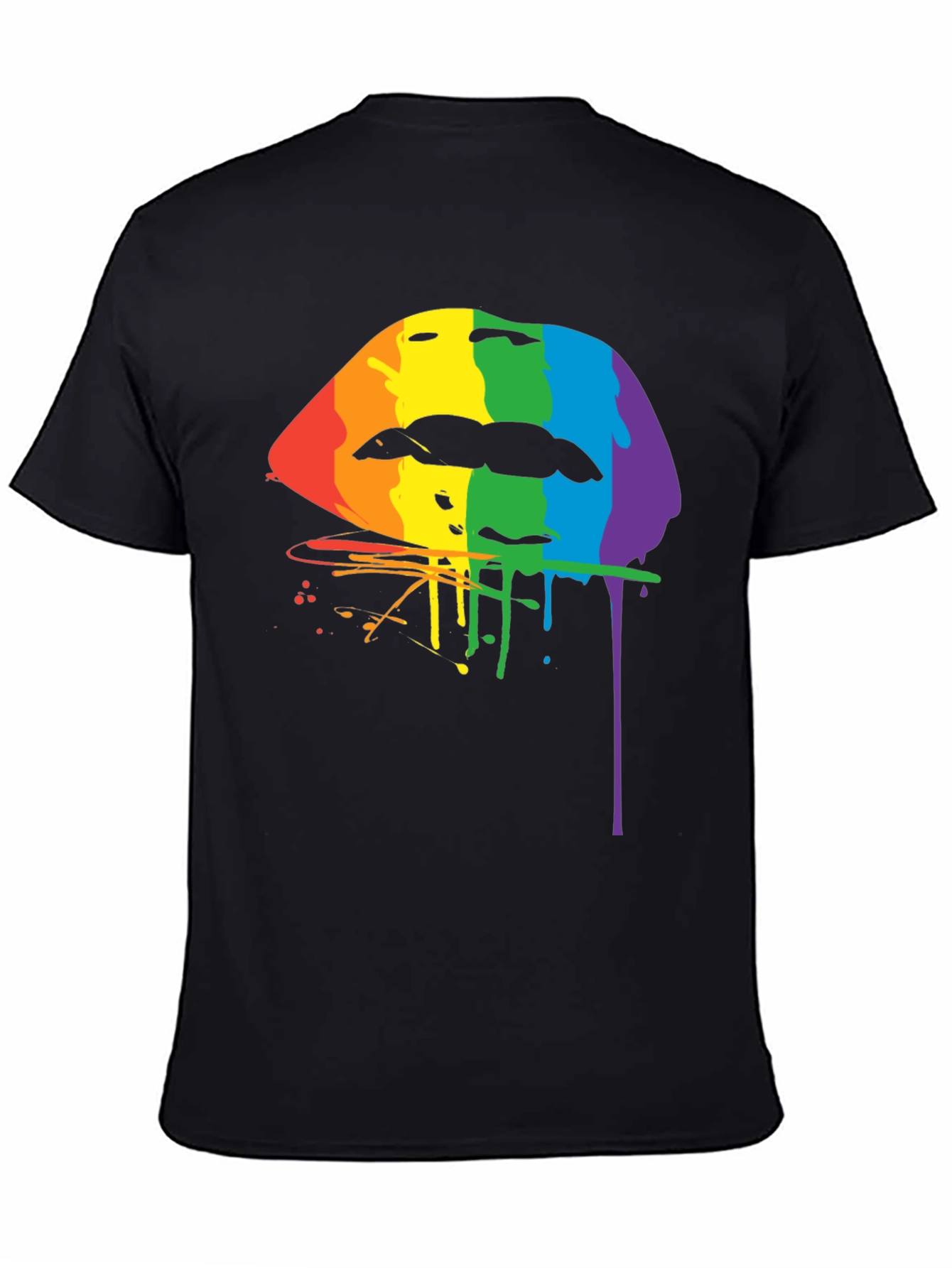 Rainbow Lips Graphic Tee