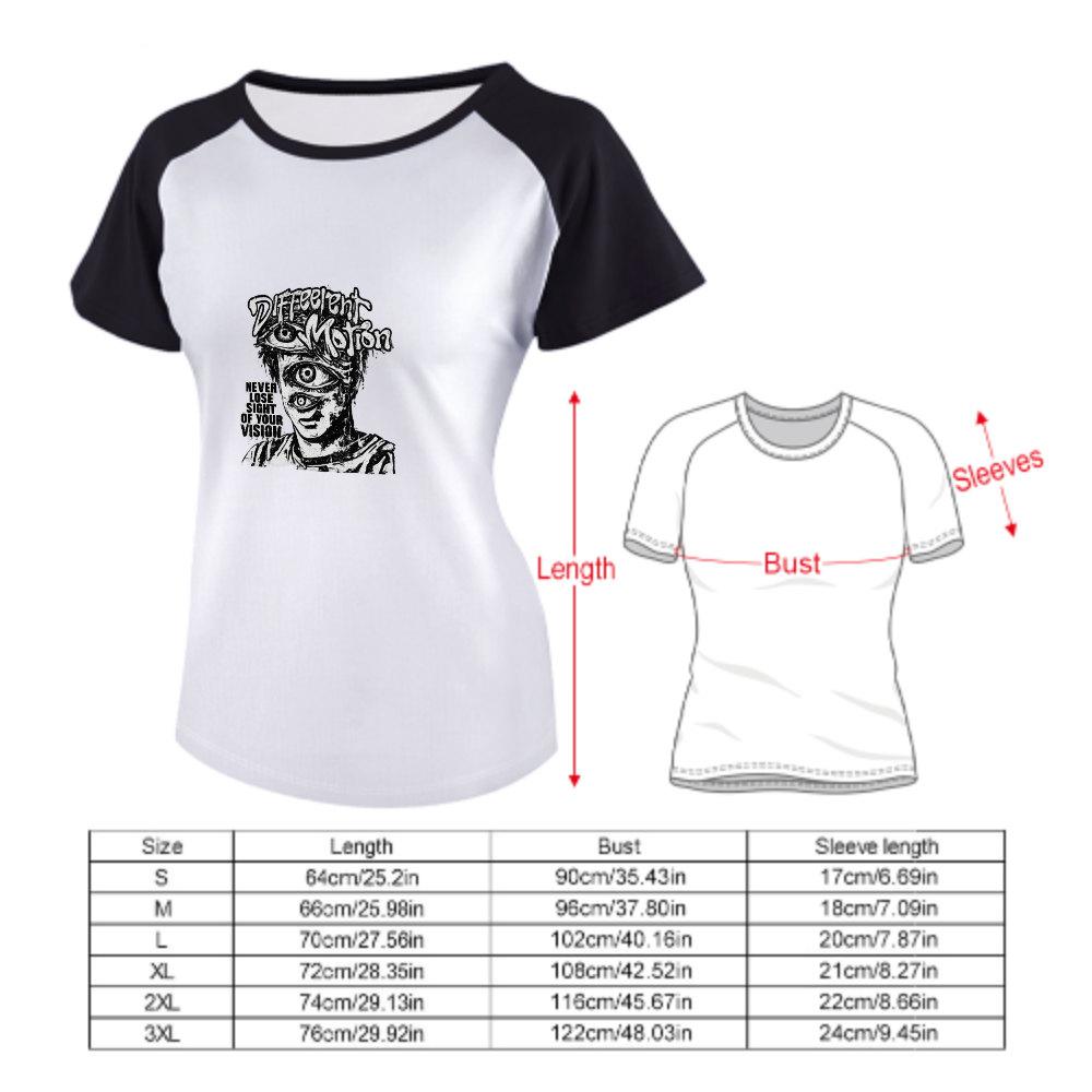 Different Motion Graphic Tee – Street Art Vision Inspired Unisex T-Shirt | Urban Graffiti Style Casual Shirt(z220)