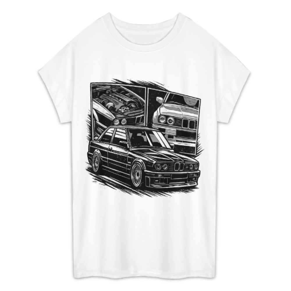 Retro Performance Car Graphic Tee – Vintage Racing Streetwear Unisex T-Shirt(z184)