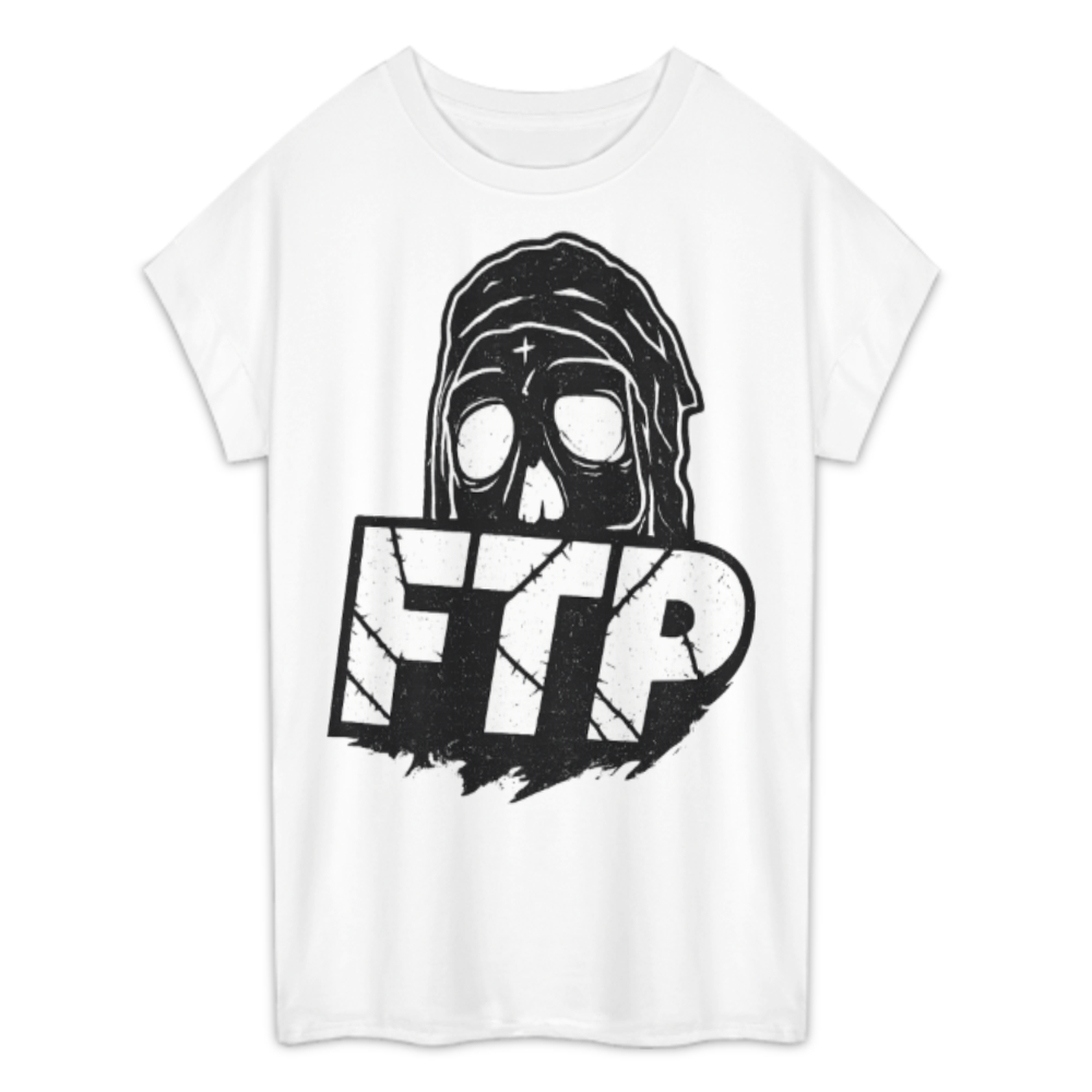 FTP Skull Graphic Tee – Dark Streetwear Horror Style Unisex Shirt(z183)