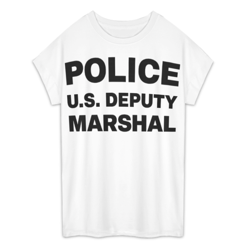 Police U.S. Deputy Marshal Graphic T-Shirt – Bold Law Enforcement Style Statement Tee(z188)