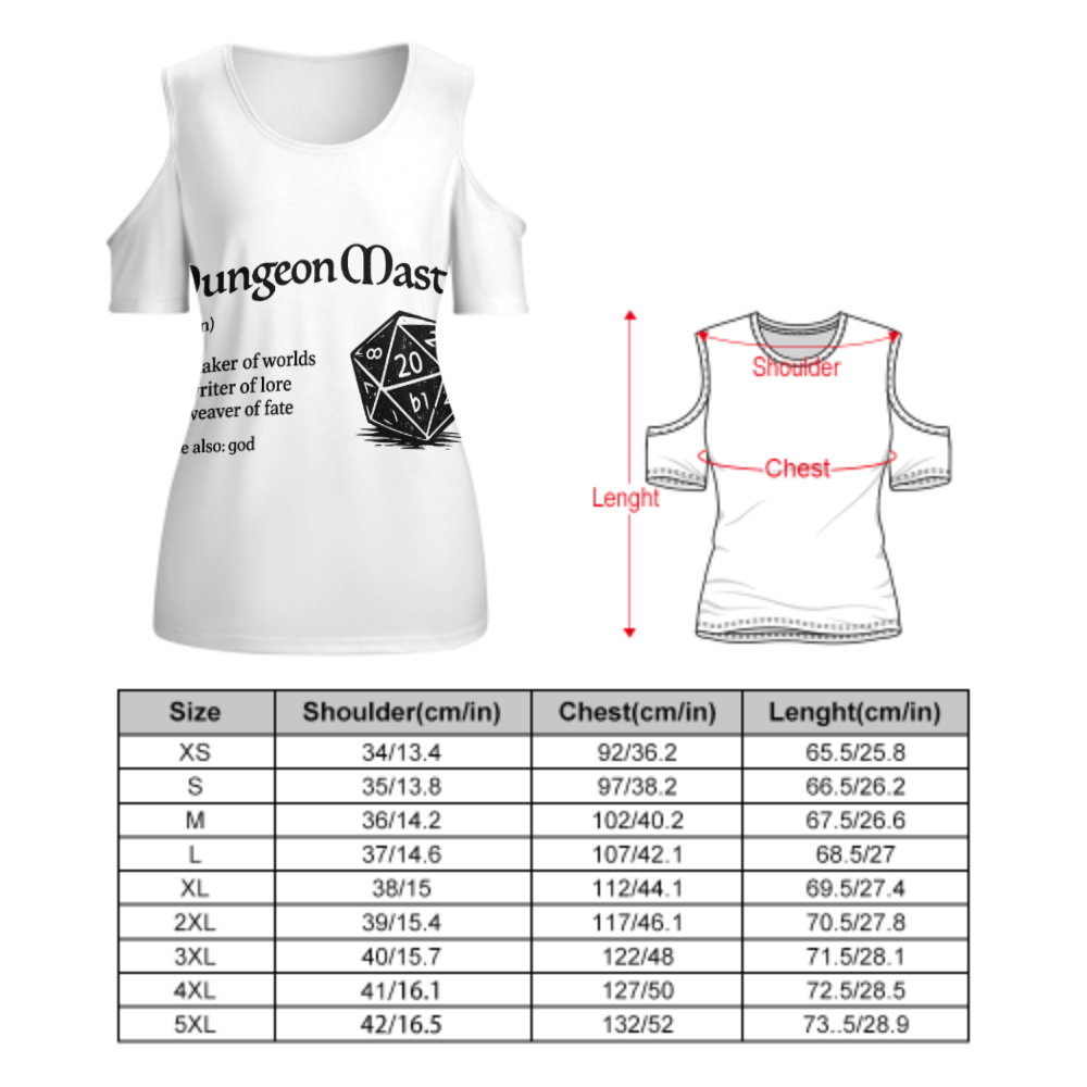 Dungeon Master Graphic T-Shirt – Funny Tabletop RPG Dice Tee for Fantasy Gamers(z176)