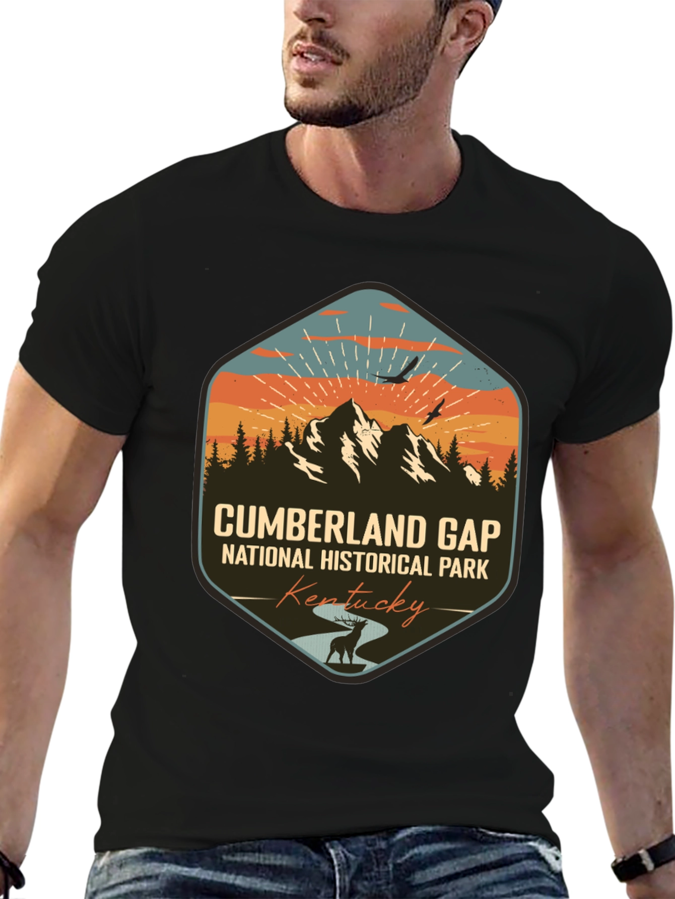 Cumberland Gap National Park Black T-Shirt