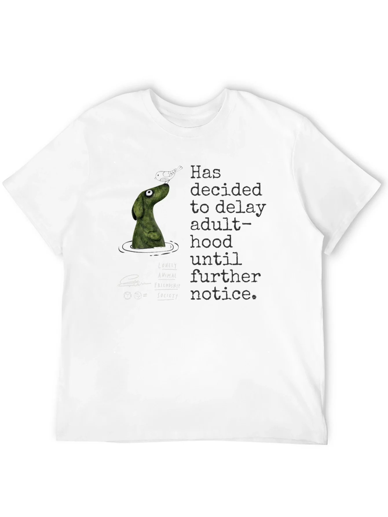 Dog Delaying Adulthood Graphic Tee