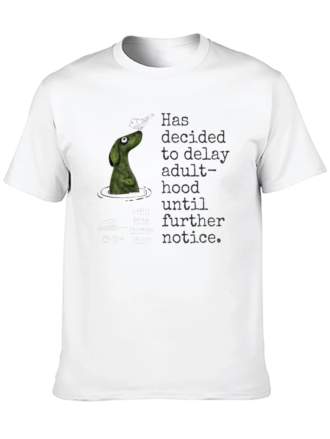 Dog Delaying Adulthood Graphic Tee
