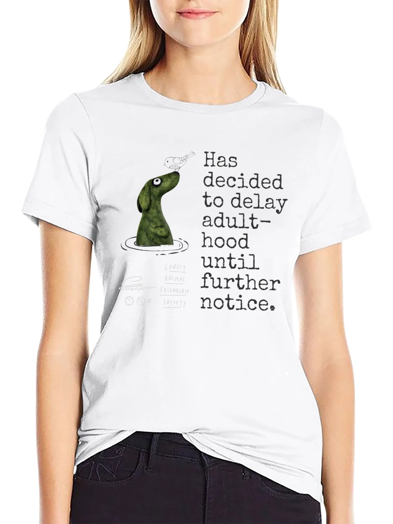 Dog Delaying Adulthood Graphic Tee