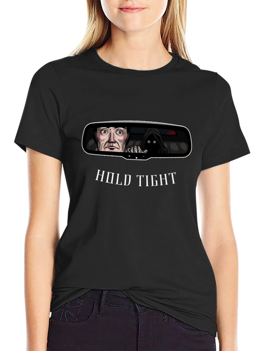 Hold Tight Rearview Mirror Graphic T-Shirt