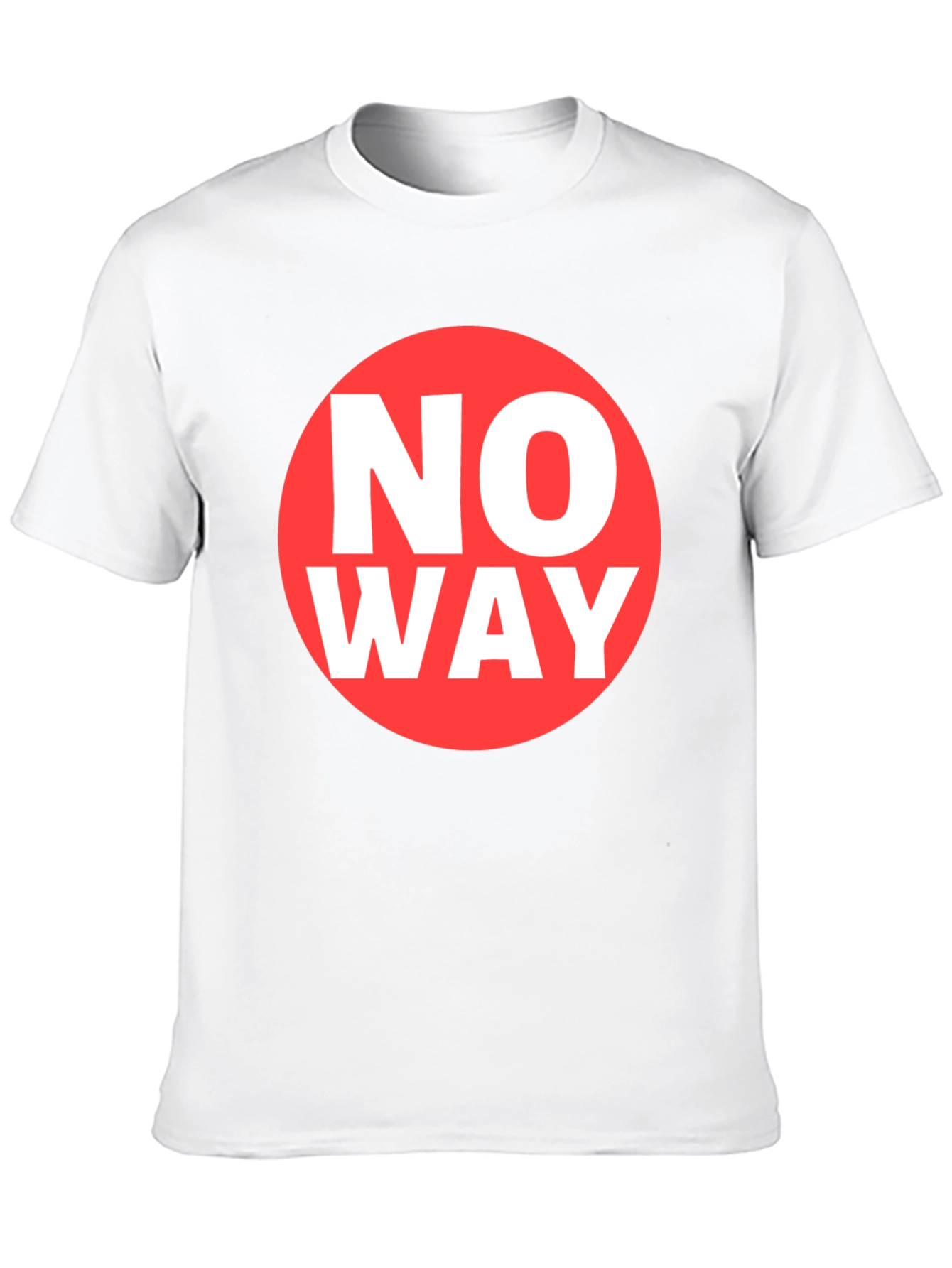 No Way Graphic Tee - Classic Crew Neck