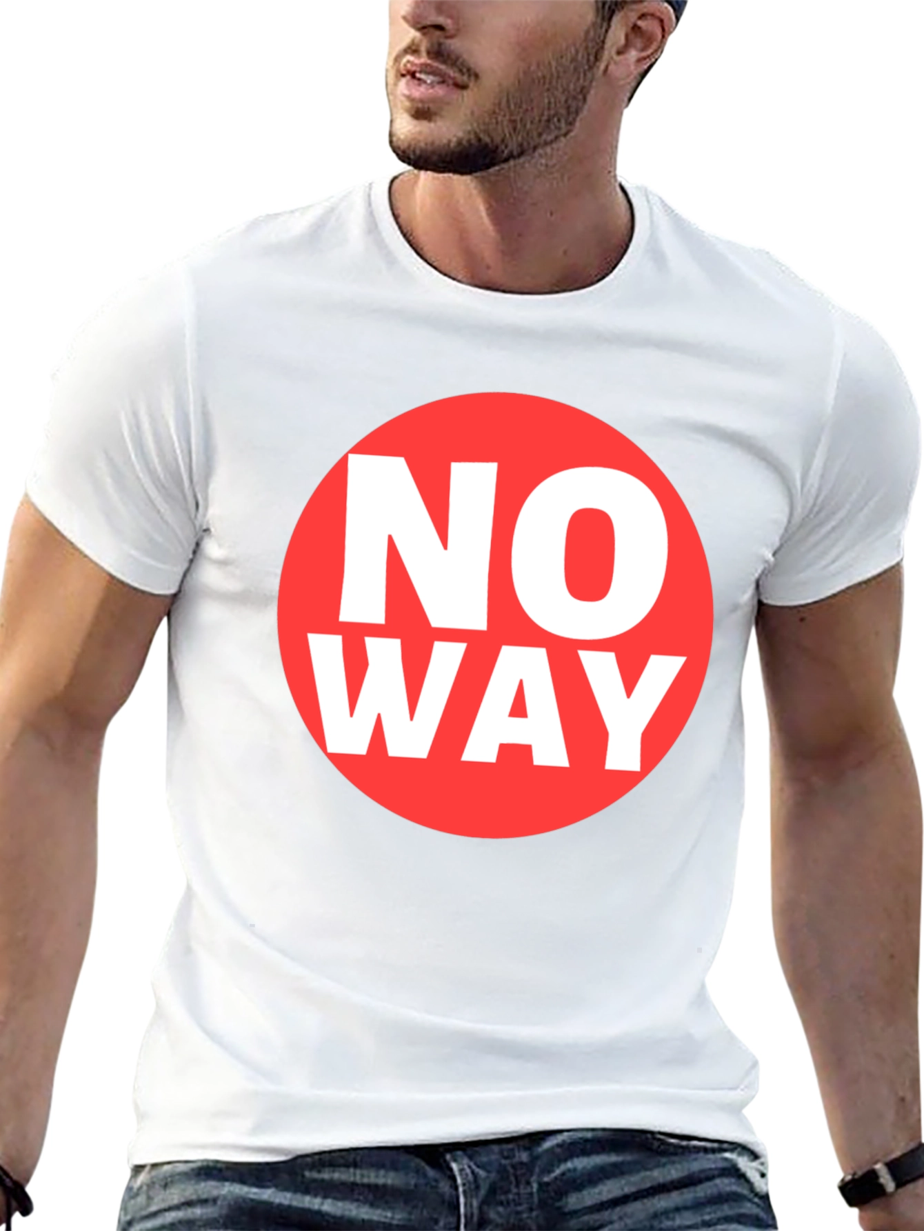 No Way Graphic Tee - Classic Crew Neck