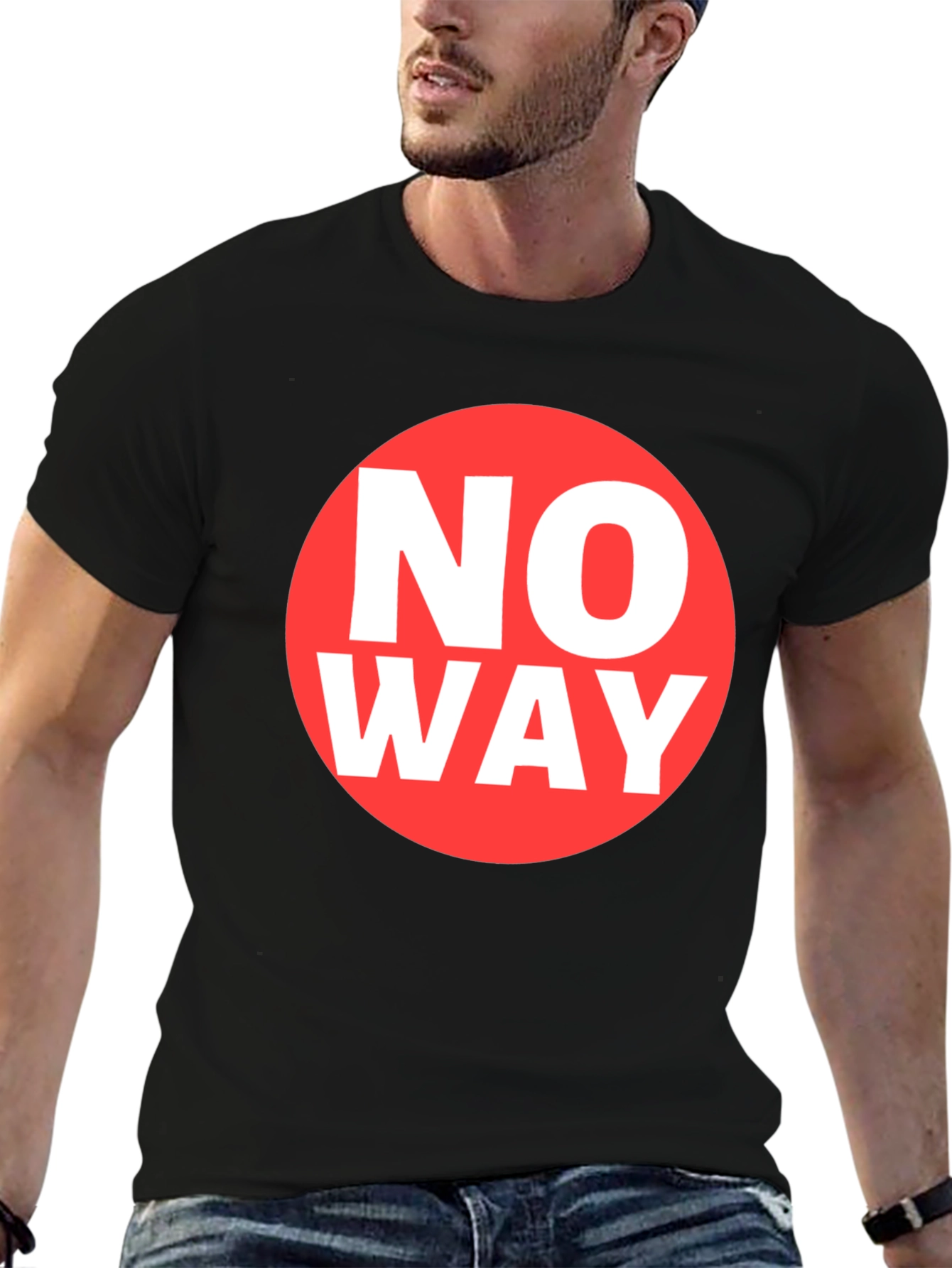 No Way Graphic Tee - Classic Crew Neck