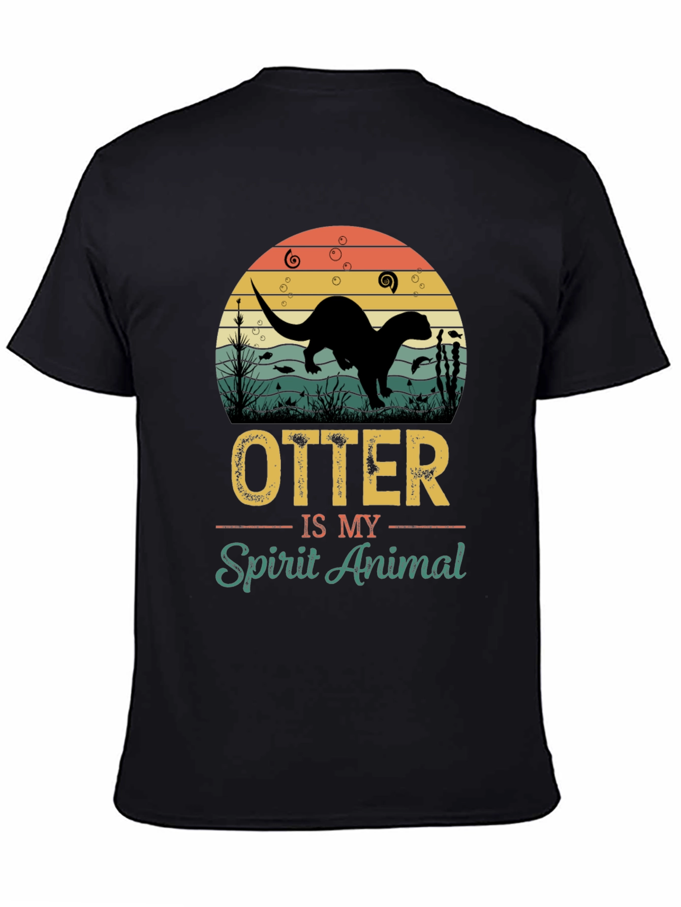 Otter Spirit Animal Graphic T-Shirt