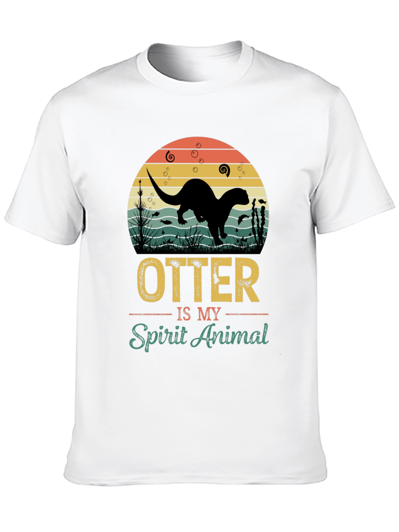 Otter Spirit Animal Graphic T-Shirt