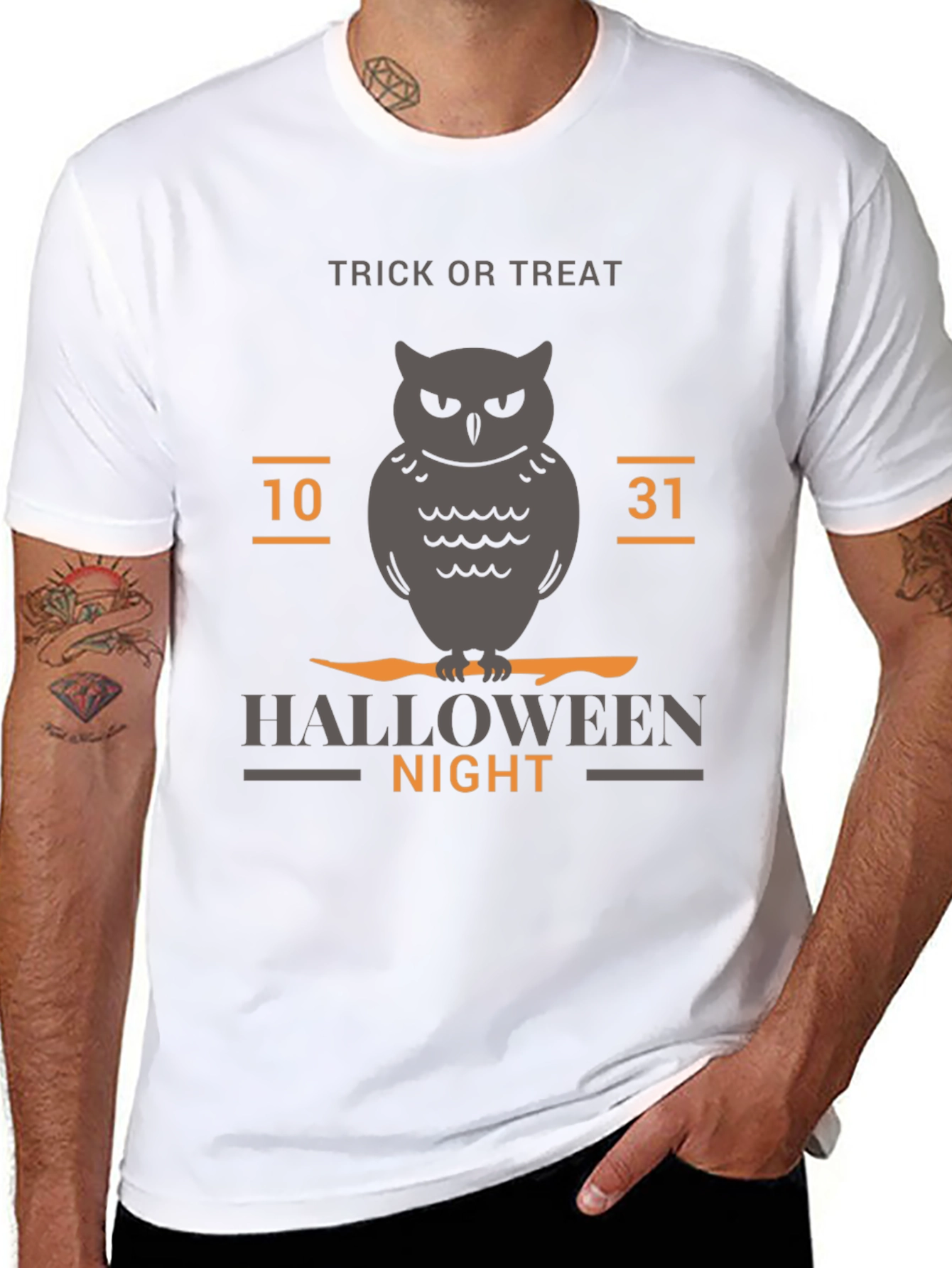 Halloween Owl T-Shirt - Trick or Treat Night