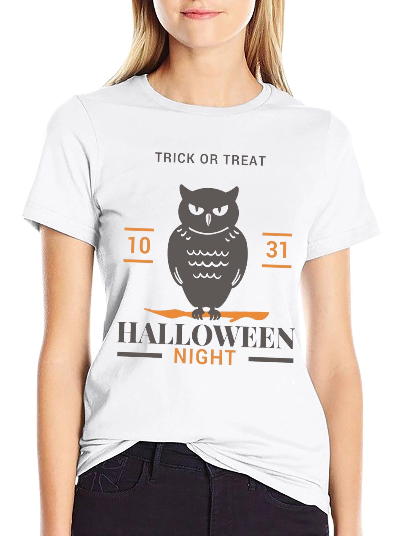 Halloween Owl T-Shirt - Trick or Treat Night