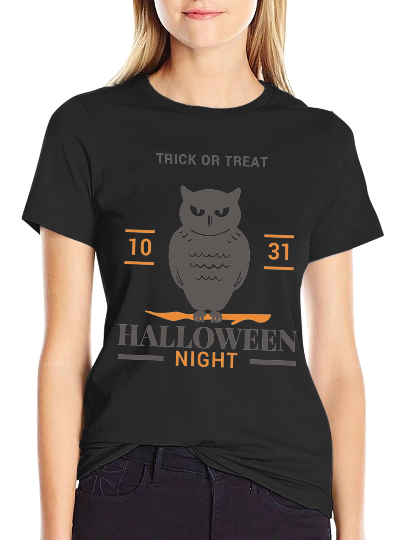 Halloween Owl T-Shirt - Trick or Treat Night
