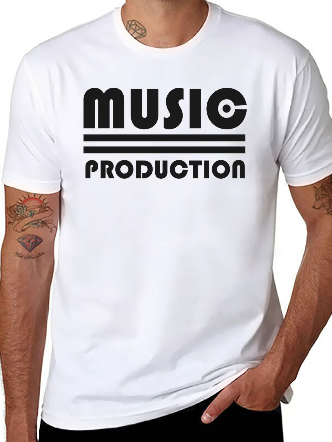 Music Production Black T-Shirt