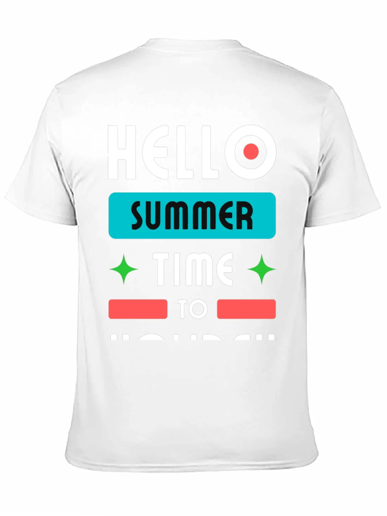 Hello Summer Time To Holiday T-Shirt