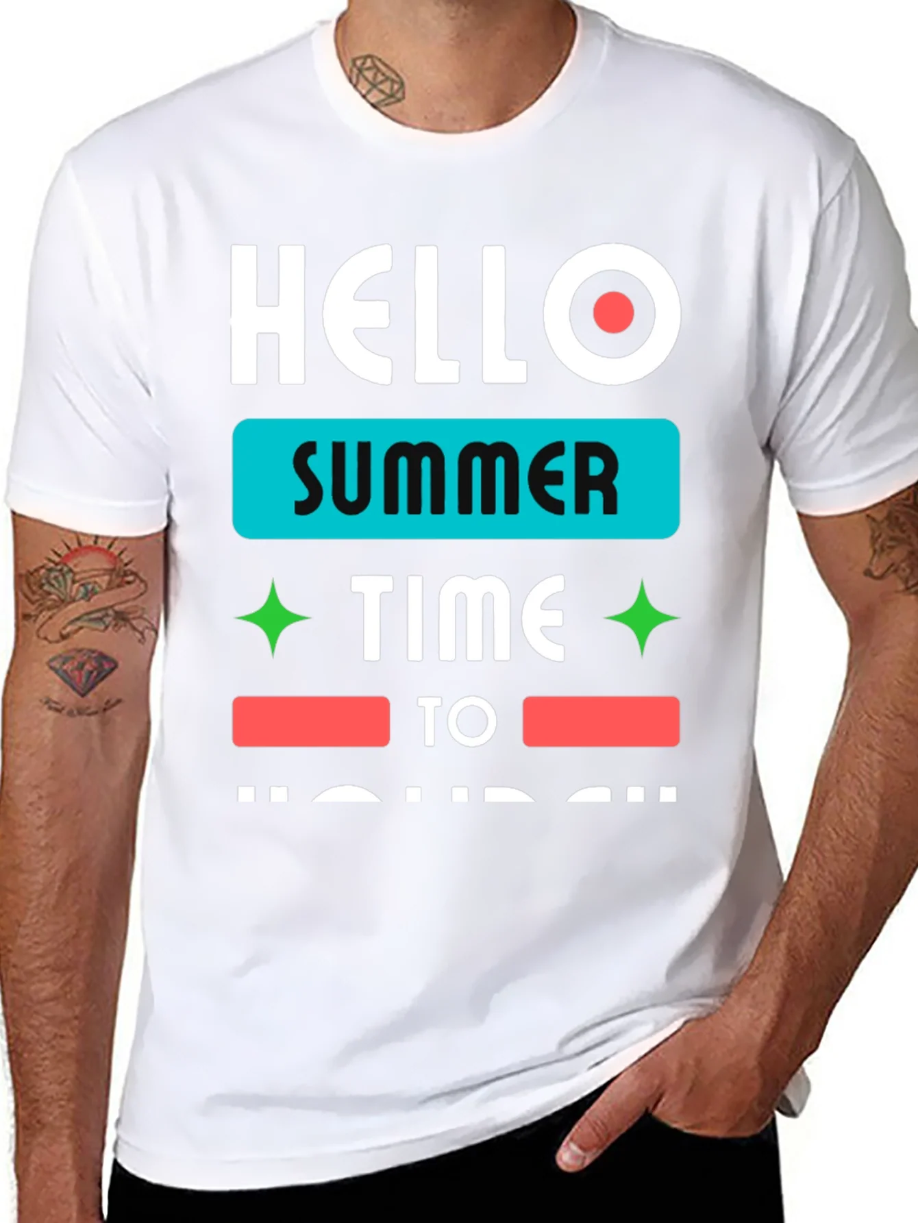 Hello Summer Time To Holiday T-Shirt