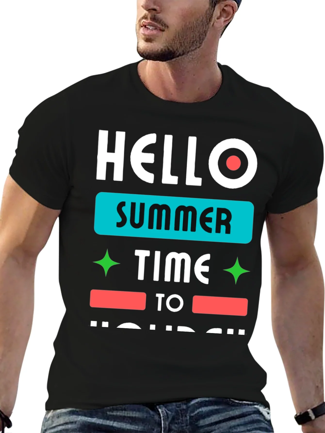 Hello Summer Time To Holiday T-Shirt