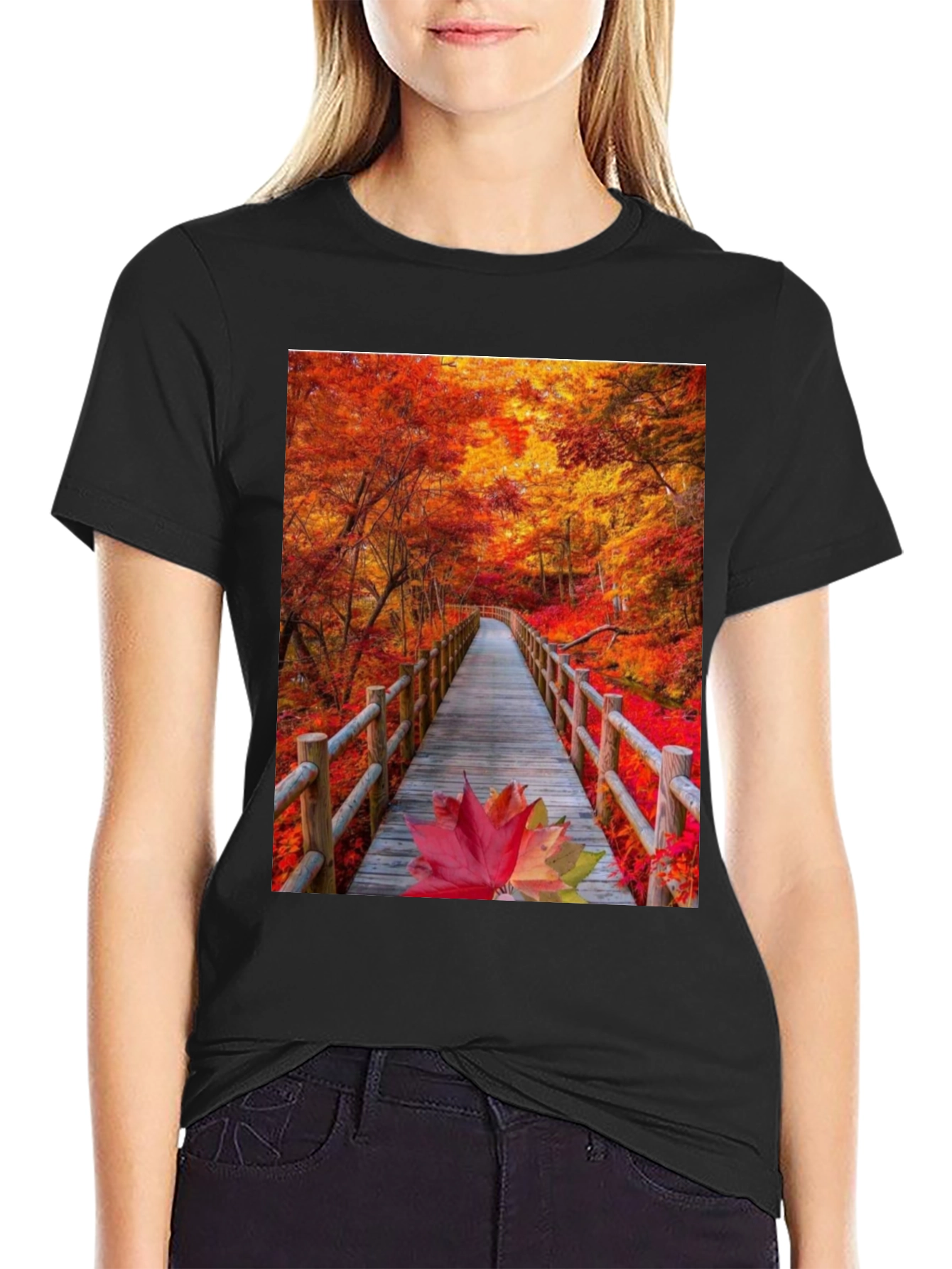 Autumn Bridge Graphic Tee