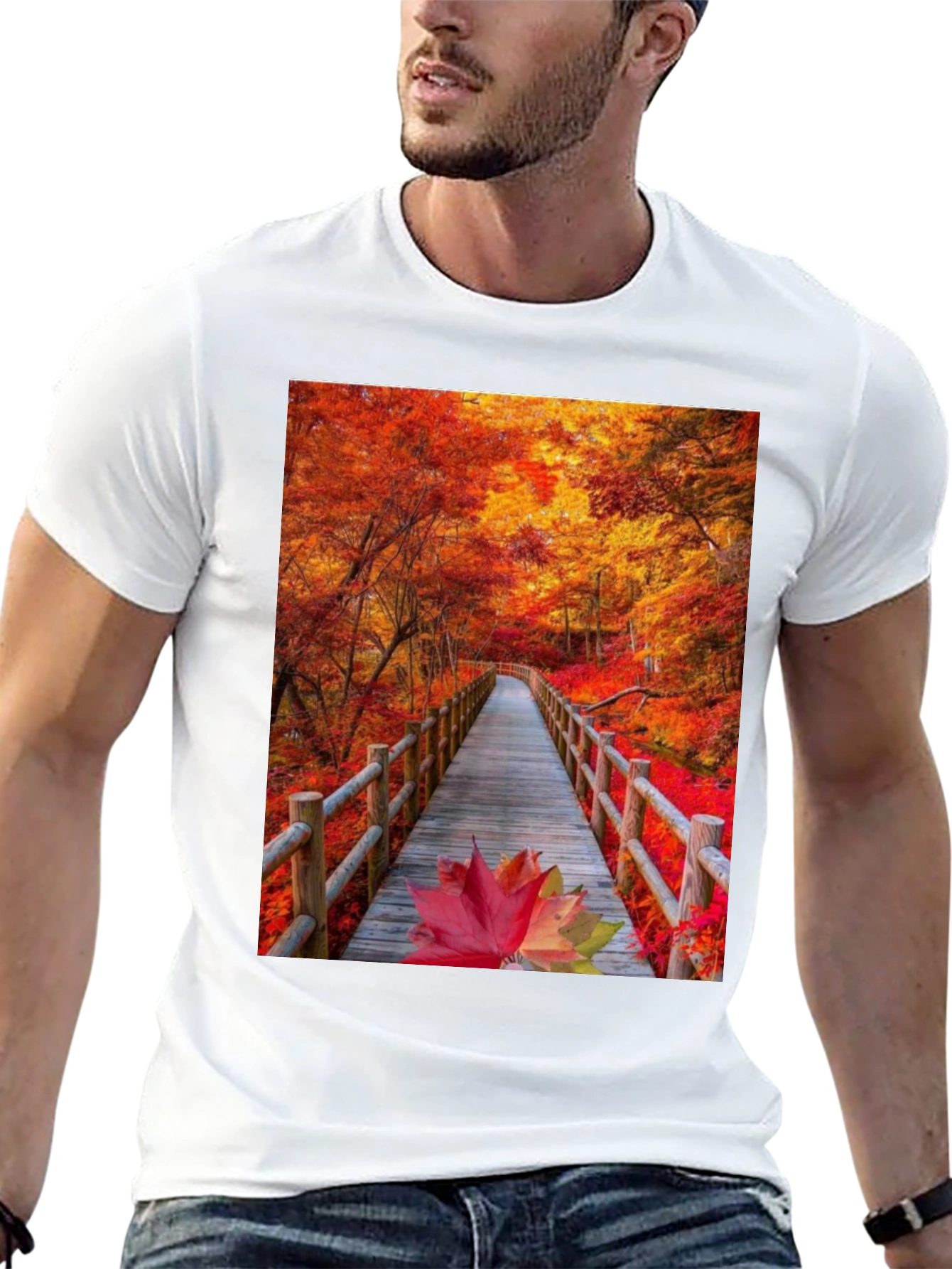 Autumn Bridge Graphic Tee