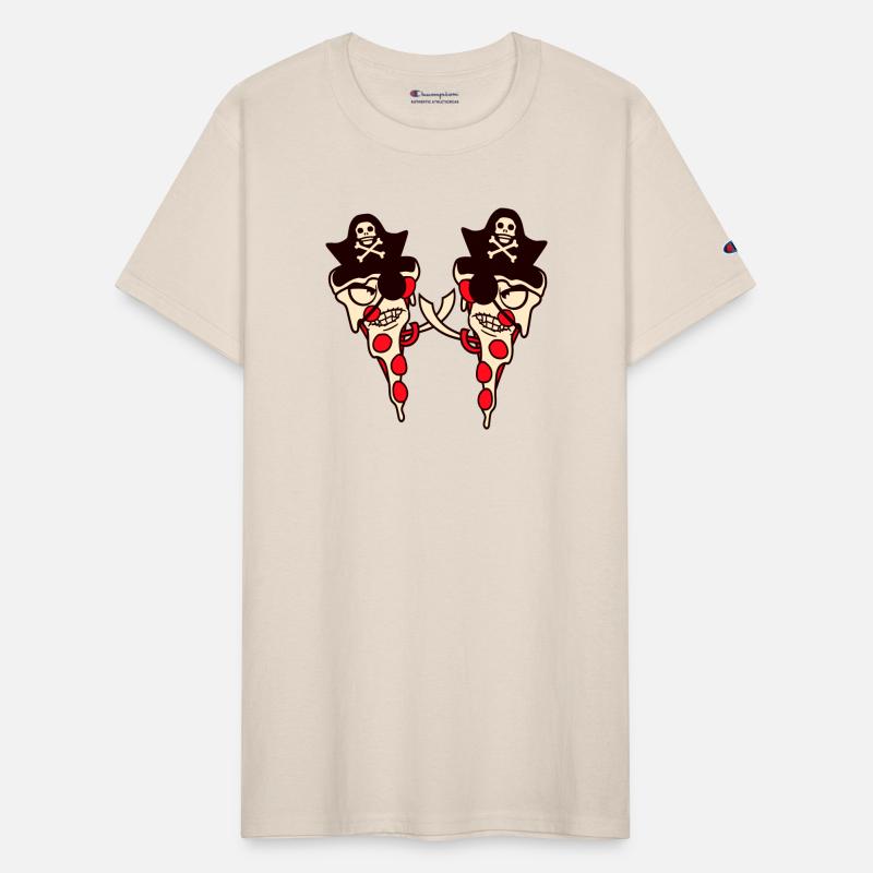2 Evil Fast Food Pizza Pirates Duel Eye Patch Cool