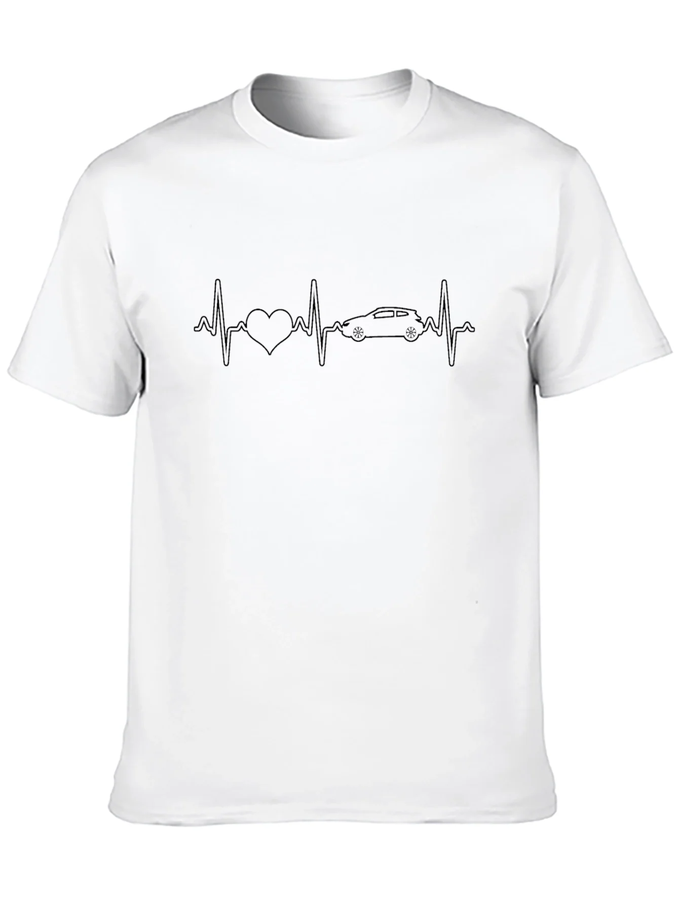 Car Heartbeat T-Shirt - Automotive Lover