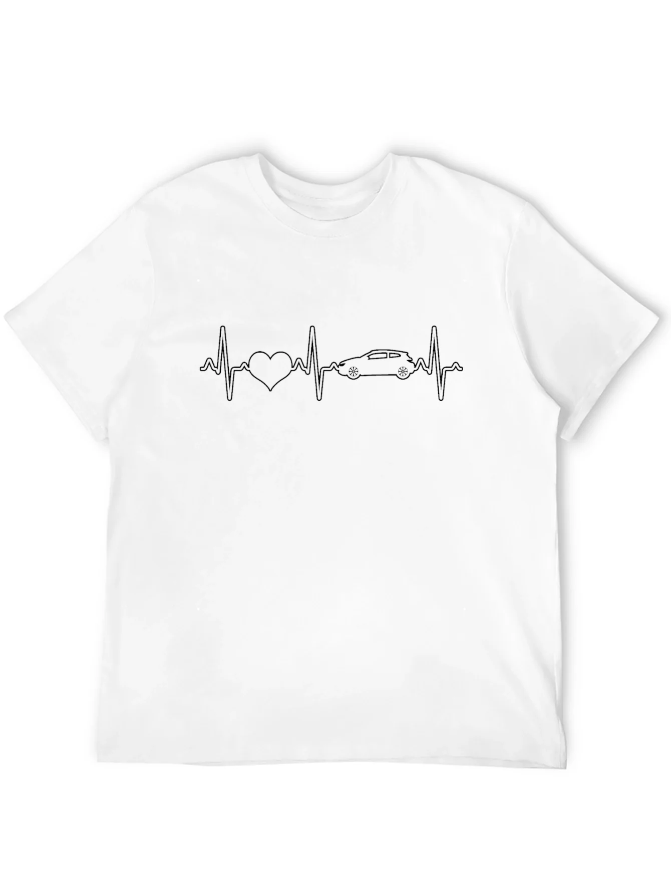Car Heartbeat T-Shirt - Automotive Lover