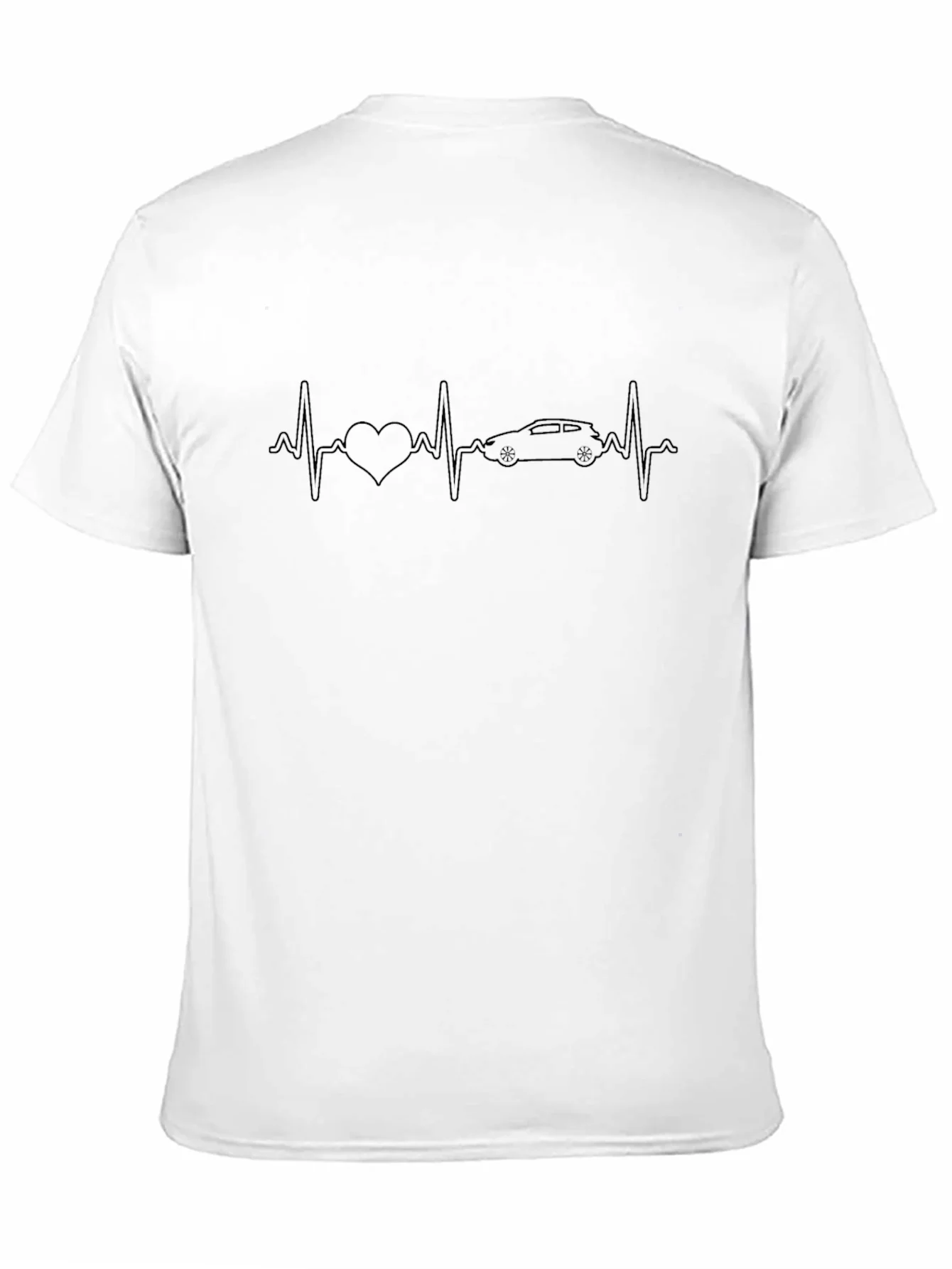 Car Heartbeat T-Shirt - Automotive Lover