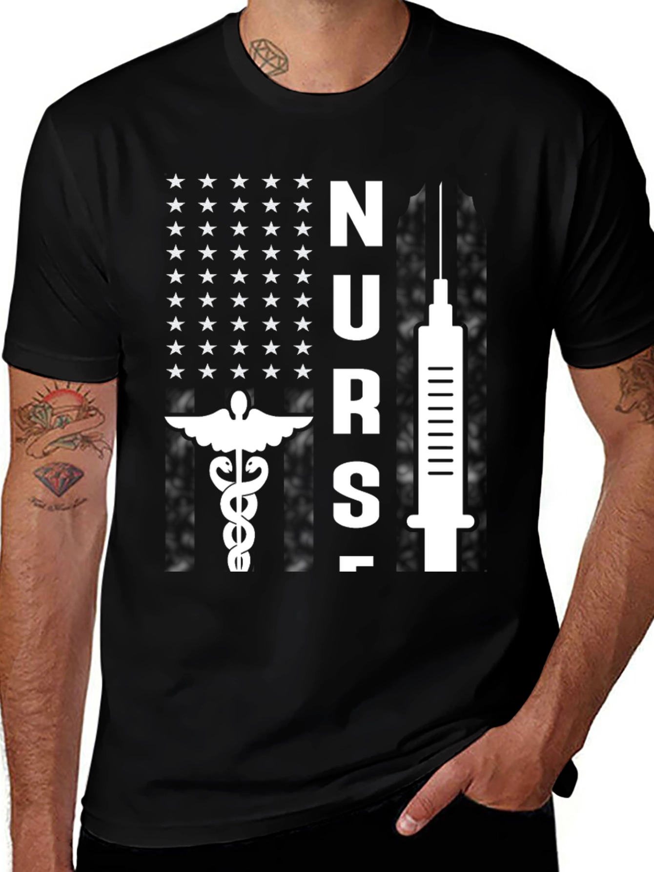 Nurse Flag T-Shirt - Medical Hero Apparel