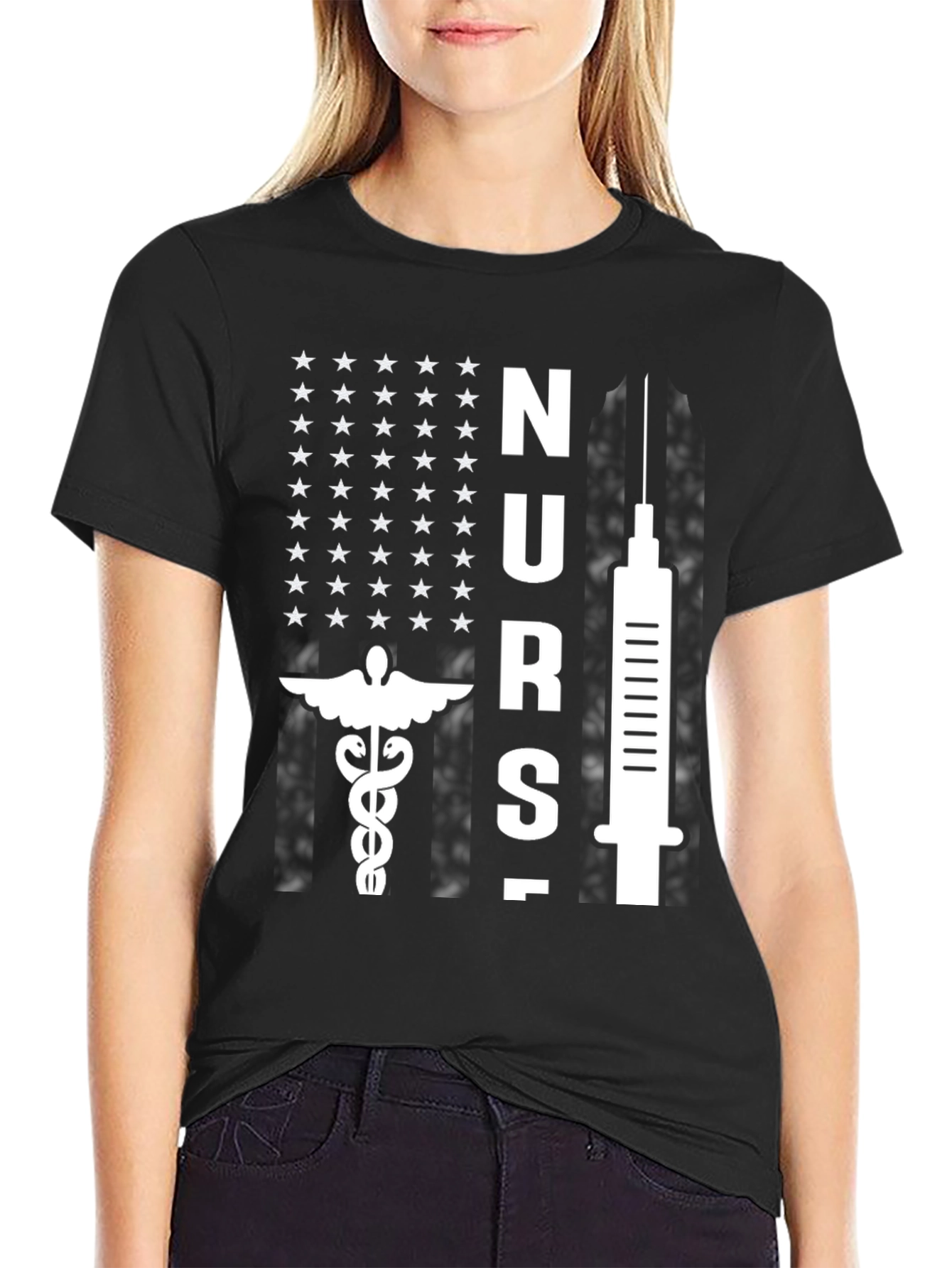 Nurse Flag T-Shirt - Medical Hero Apparel