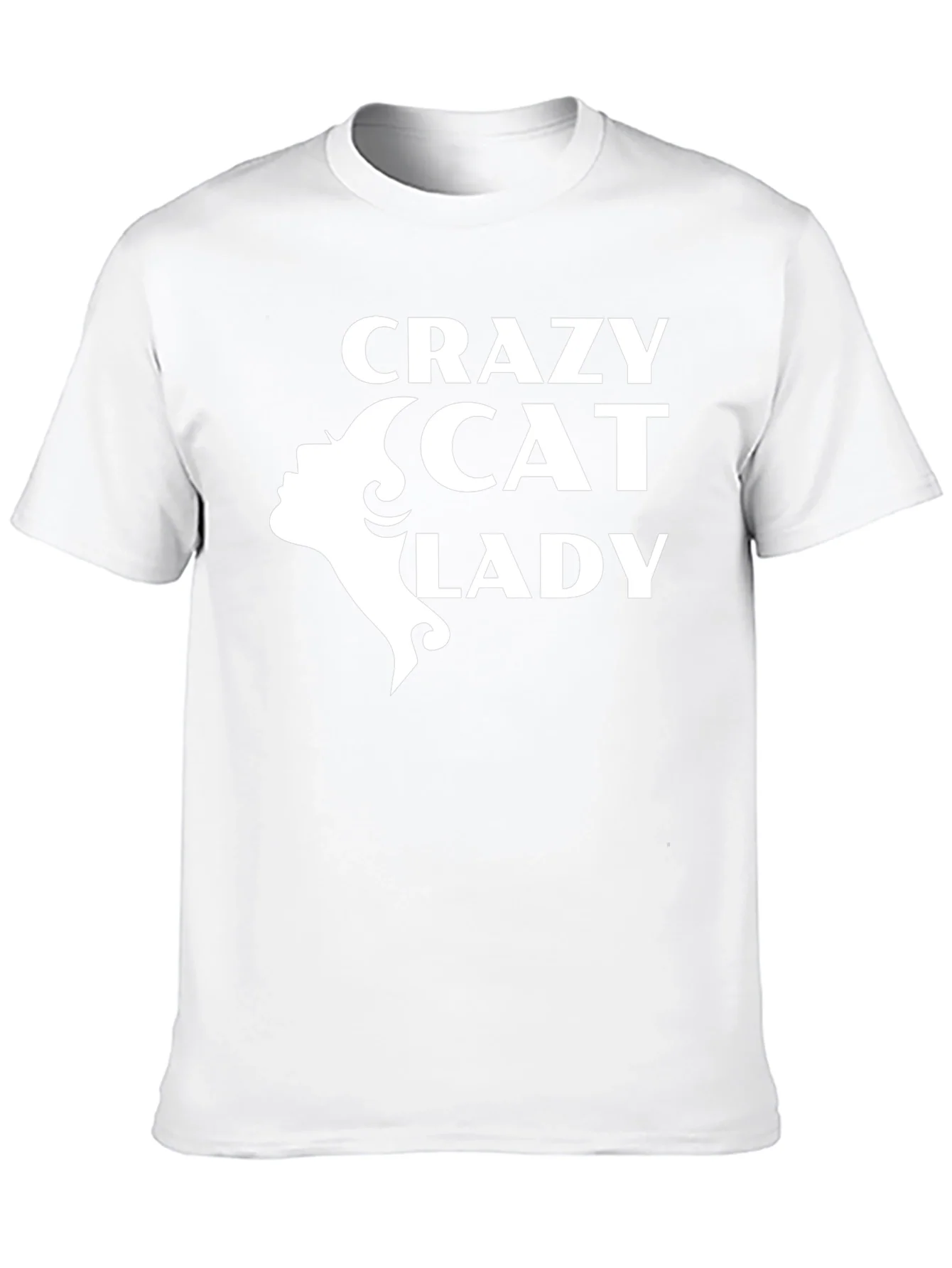 Crazy Cat Lady Graphic Tee - Black