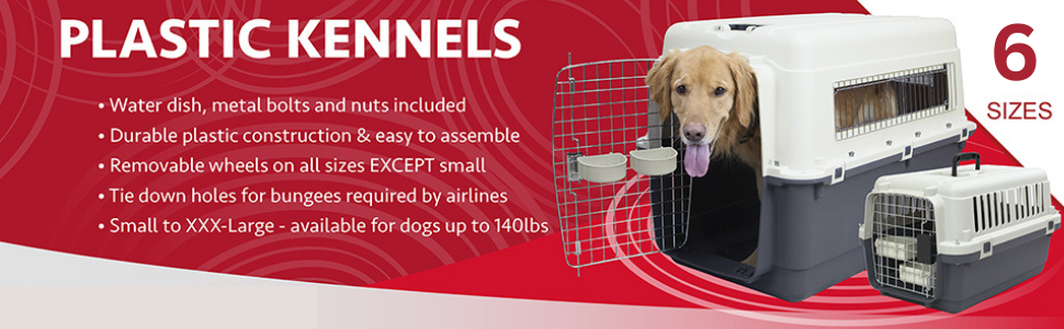 24" Heavy Duty Dog Travel Carrier Flight Crate for - Premium Quality