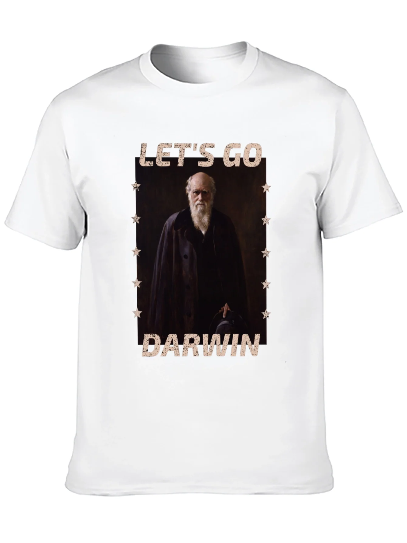 Lets Go Darwin Black Graphic T-Shirt