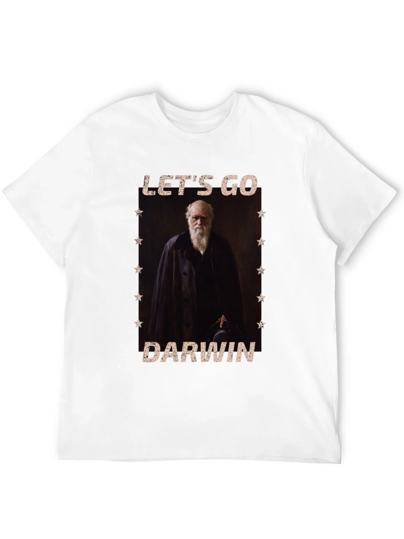 Lets Go Darwin Black Graphic T-Shirt