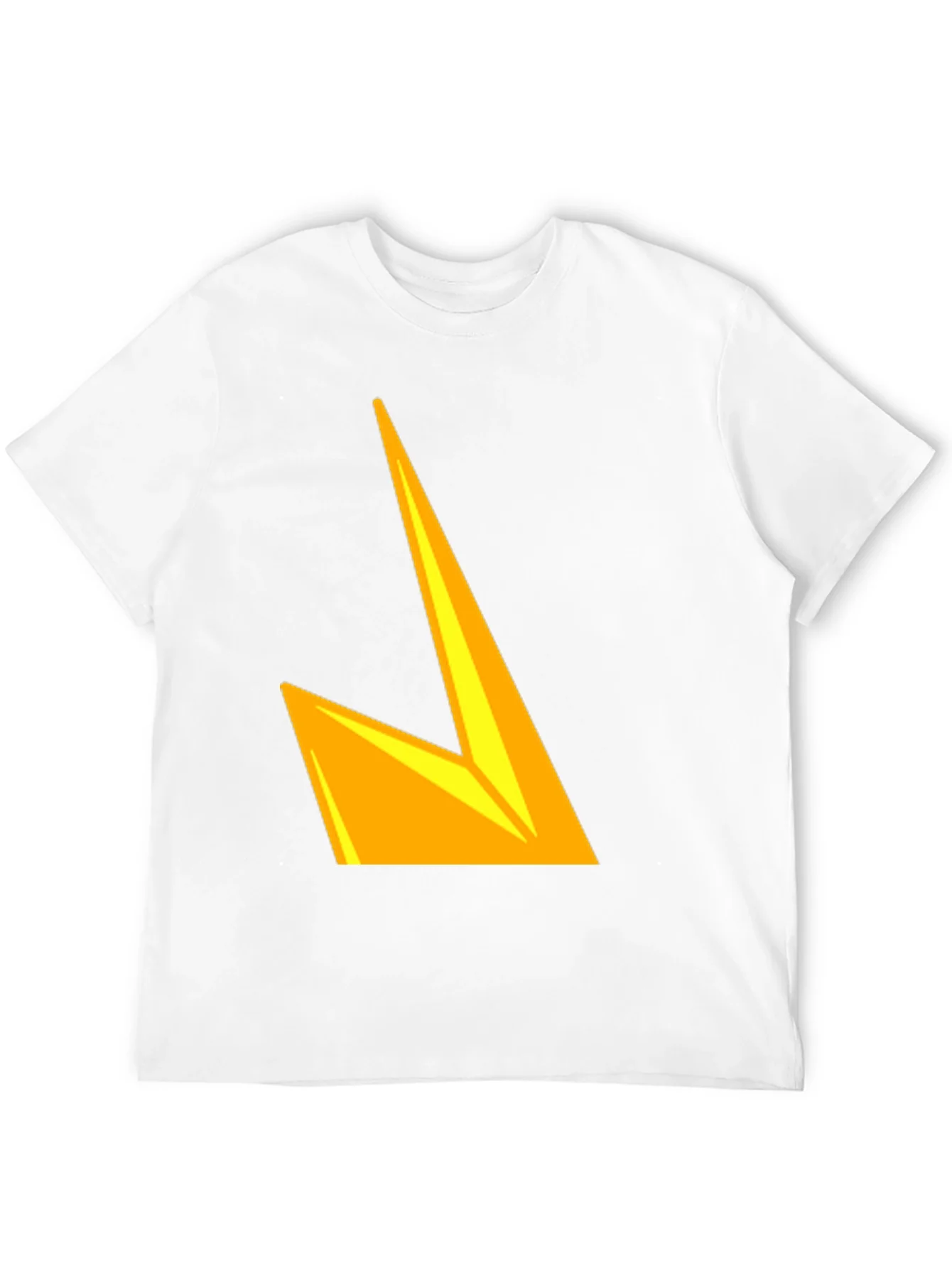 Bold Graphic Tee - Yellow Lightning Design