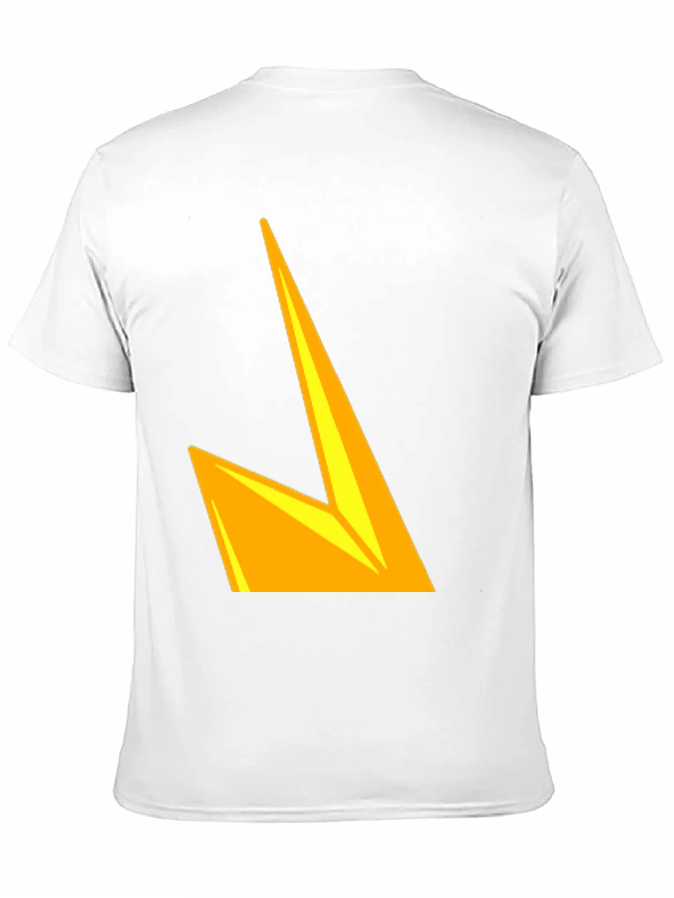 Bold Graphic Tee - Yellow Lightning Design